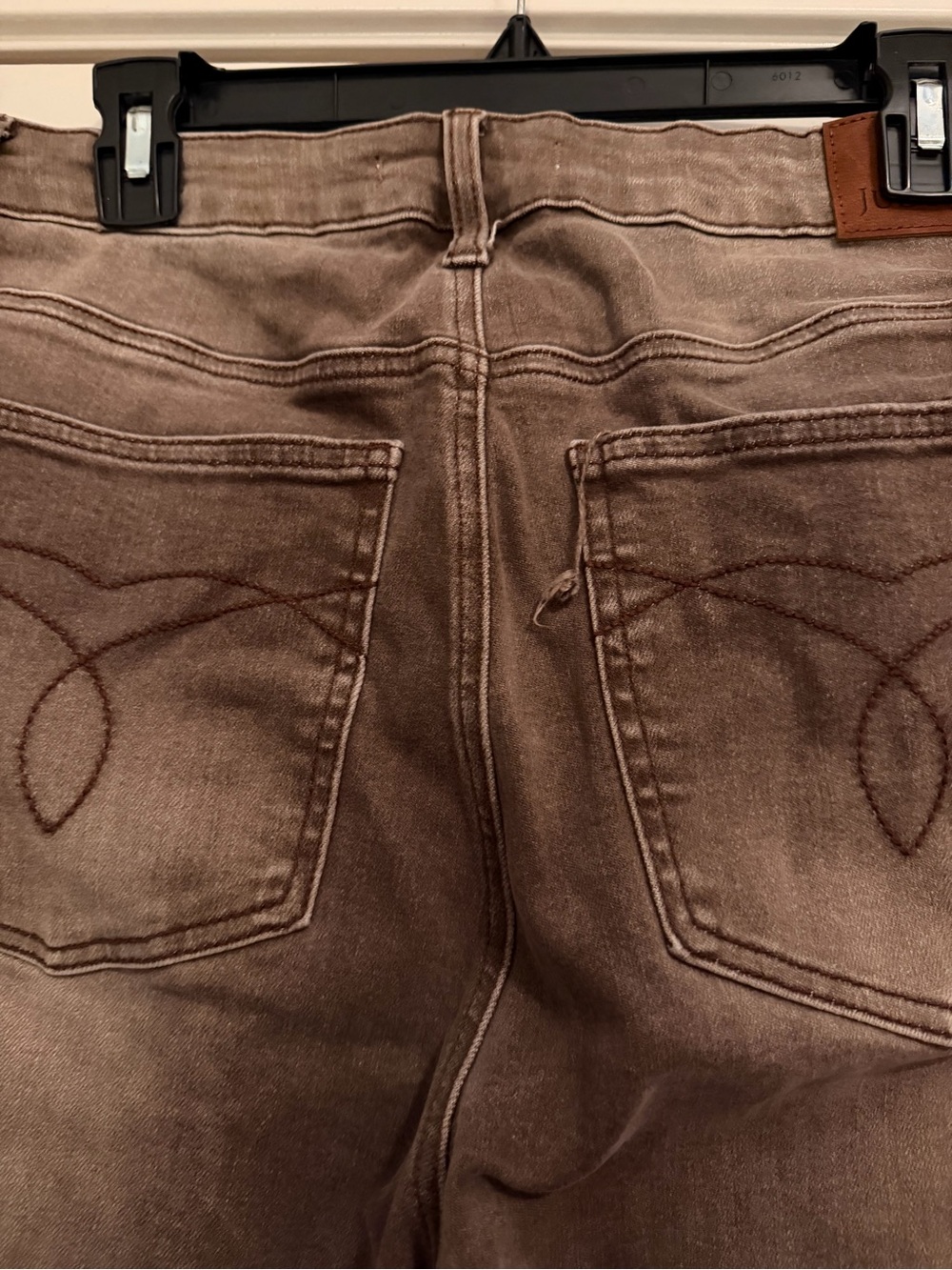Judy Blue Retro Wide Brown Stretchy Jeans - Picture 5 of 7